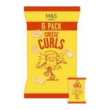 M&S M&S Cheese Curls Cheese Flavoured Snacks Multipack 6 x 16g- Buy online at McGrocer