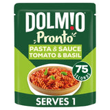 Dolmio Pasta Pronto tomato and basil microwave pasta 200g - British product