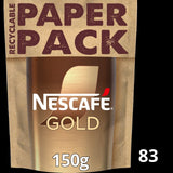 Nescafe Gold Blend instant coffee refill pack 150g, imported from the UK