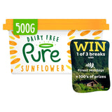 Pure Dairy Free Sunflower Spread 500g, imported from the UK