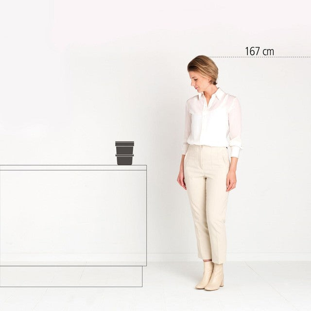 Brabantia Grey compost bin 3 litre - British product