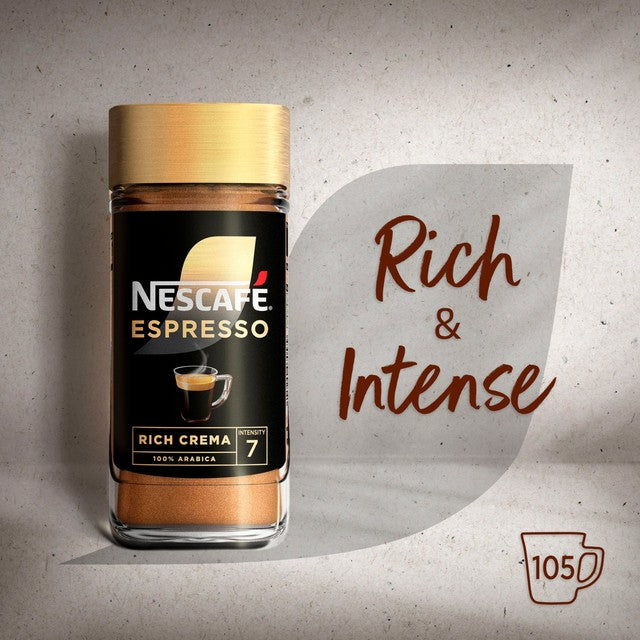 Nescafe Gold Espresso instant coffee 190g, imported from the UK