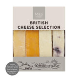 M&S M&S British Cheese Selection Cheese Board 240g- Buy online at McGrocer