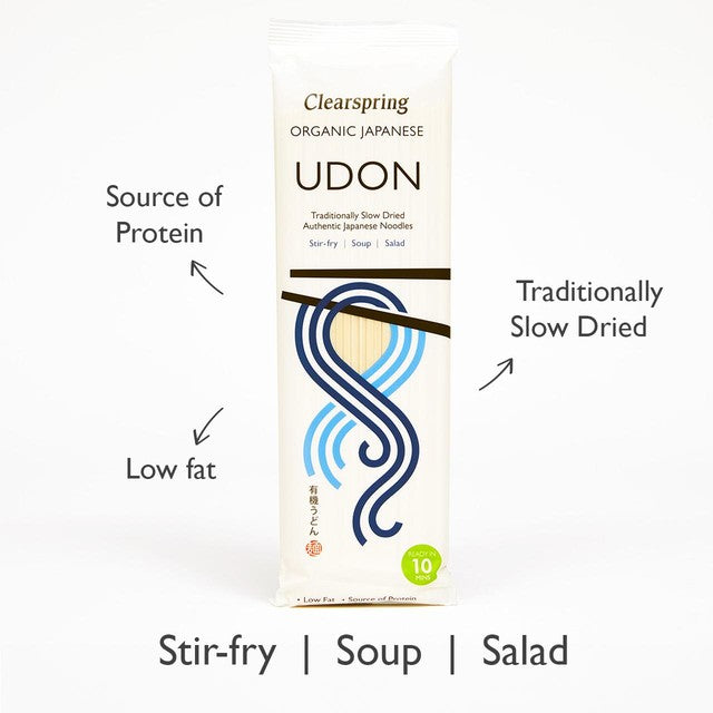 Clearspring Organic Japanese Udon Noodles 200g - British product