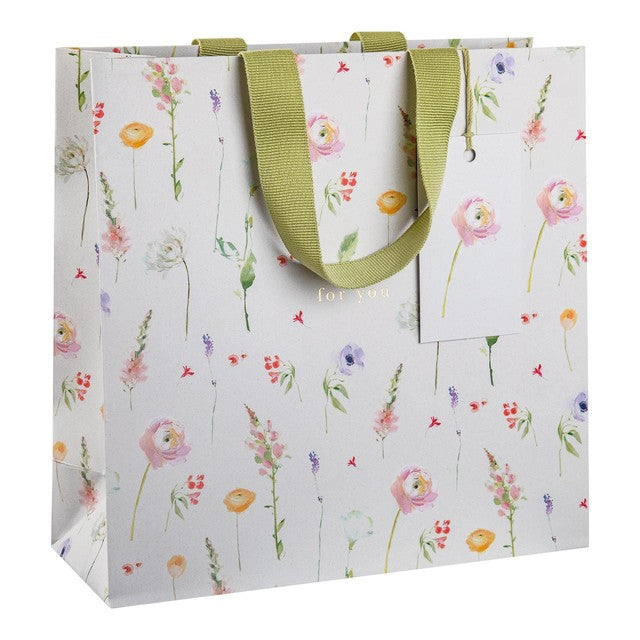 M&S Ditsy Botanical medium gift bag - British product
