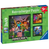 M&S Ravensburger Minecraft Biomes 3x 49 Piece Kids Jigsaw Puzzles- Buy online at McGrocer