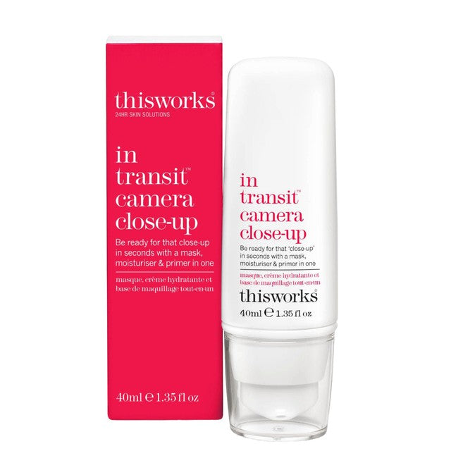 This Works In Transit Camera Close-Up daily moisturiser and primer 40ml (British brand)