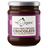 Mr Organic dairy free chocolate hazelnut spread 200g, imported from the UK