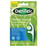 DenTek ECO Triple Clean floss picks - British product