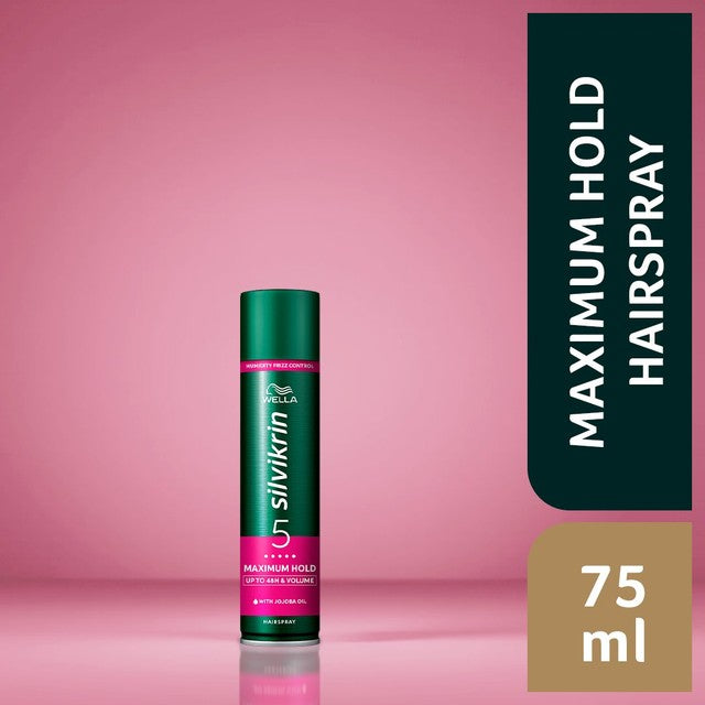 Silvikrin Maximum Hold hairspray 75ml (British brand)