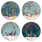 M&S Portmeirion Woodland Tales Fine China Plates 4-Pack- Buy online at McGrocer