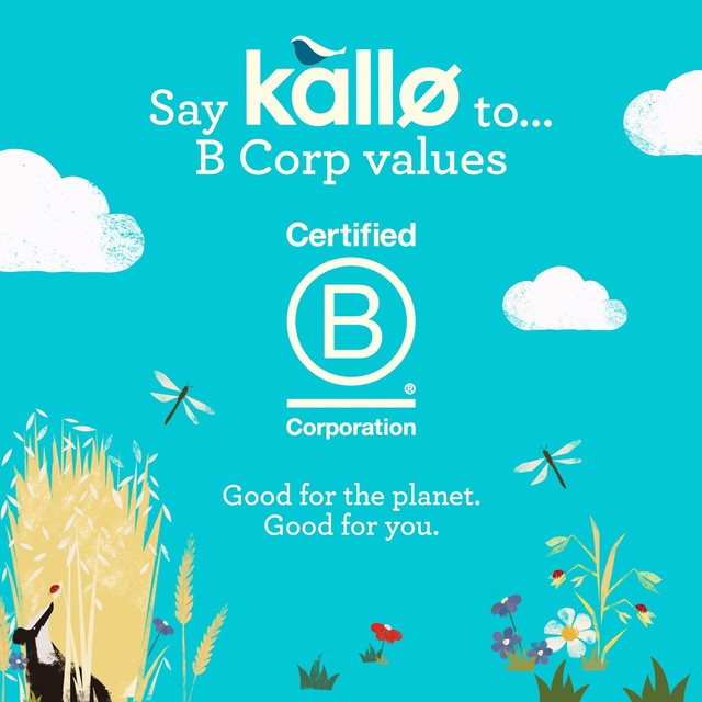 Kallo organic oat drink 11% 1L, UK version