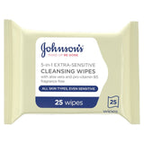 M&S Johnson's Make Up Be Gone Extra-Sensitive Cleansing Wipes 25 per Pack- Buy online at McGrocer