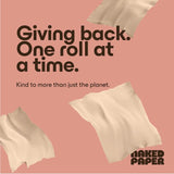 Naked Paper Unbleached Bamboo Facial Tissues 100 Sheets, imported from the UK