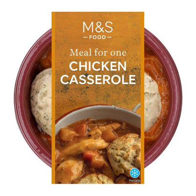 M&S M&S Chicken Casserole with Dumplings Ready Meal 450g- Buy online at McGrocer