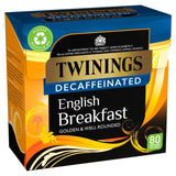 Twinings decaffeinated English Breakfast tea bags - British product