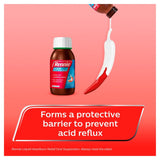 Rennie liquid heartburn relief oral suspension 150ml, imported from the UK