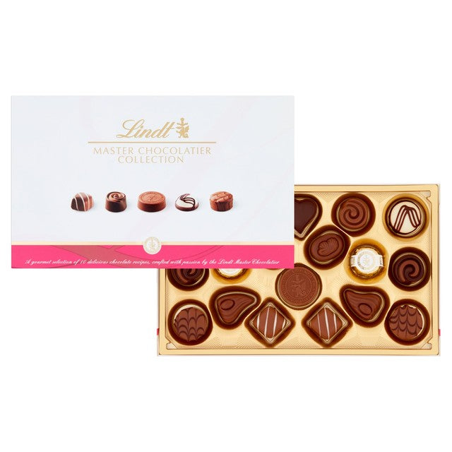 Lindt Master Chocolatier Collection assorted chocolate truffles box 184g, UK version