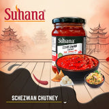 Suhana Schezwan chutney 200g red chilli sauce (British brand)