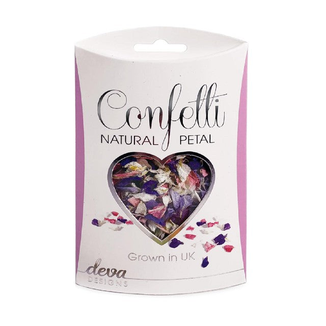 Deva Designs Natural Petal Confetti 100ml, imported from the UK