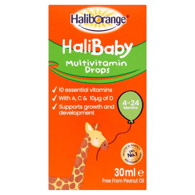 M&S Unflavoured Baby Multivitamin Drops with 10 Essential Vitamins for Growth and Immune Support- Buy online at McGrocer