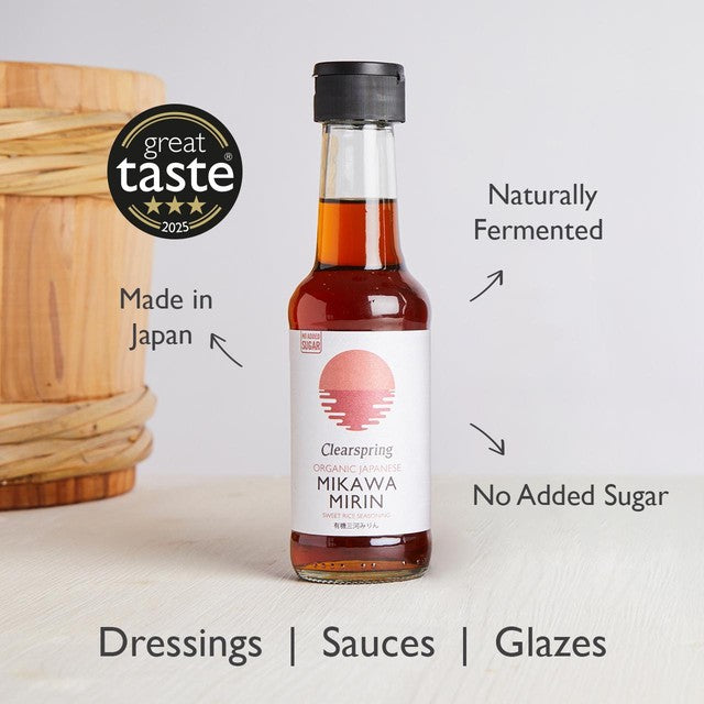 Clearspring Mikawa Mirin sweet rice seasoning 150ml - British product
