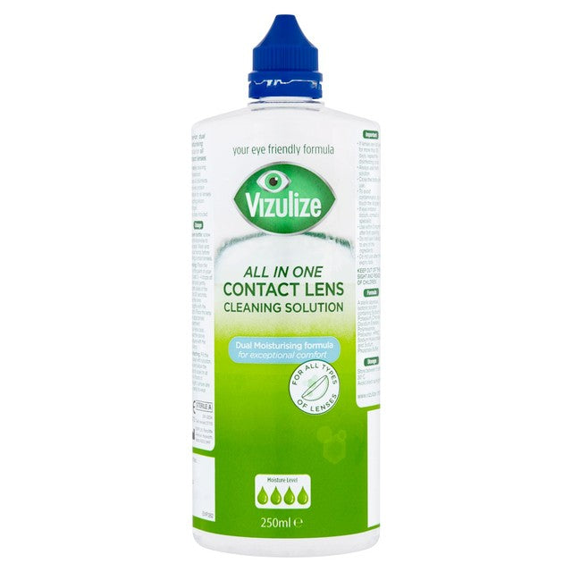 Vizulize contact lens solution 250ml (British brand)