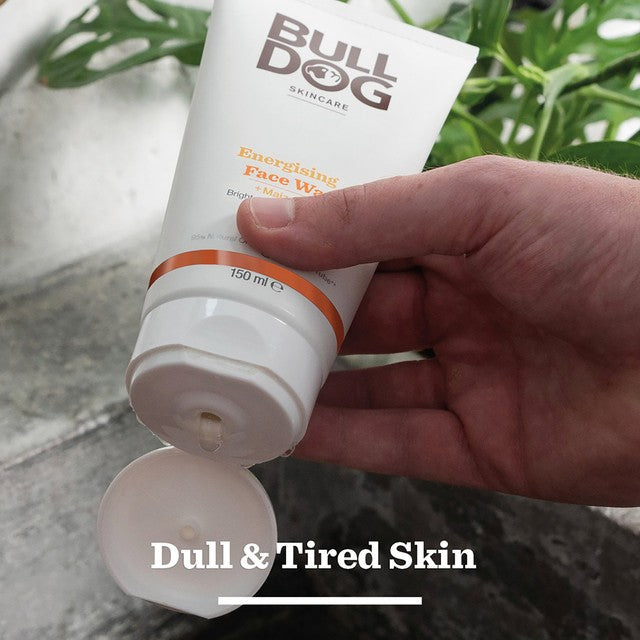 Bulldog energising face wash 150ml - British product