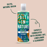 Faith In Nature Body Wash Coconut 100ml - British product