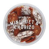 M&S M&S Spanish Mini Fuet & Chorizo Cured Meat Snack Pack 120g- Buy online at McGrocer