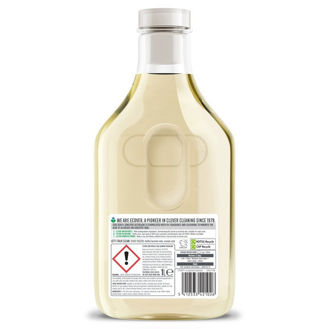 Ecover Zero Delicate laundry liquid 1L - British product