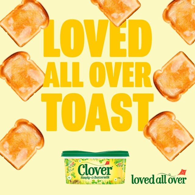 Clover spreadable buttery spread with buttermilk - British product