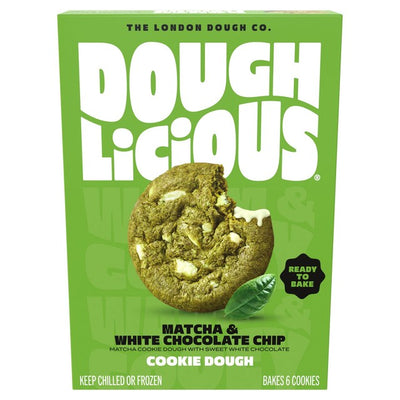 M&S Doughlicious Matcha & White Chocolate Ready to Bake Cookie Dough 204g- Buy online at McGrocer