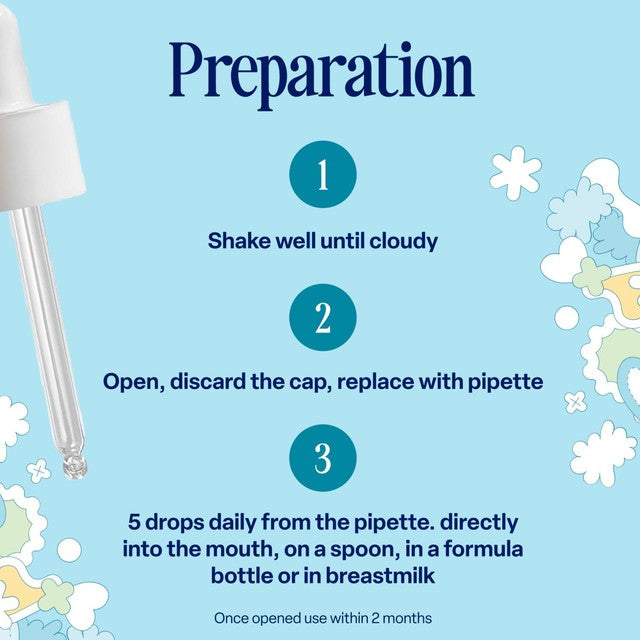 Kendamil Probiotic Baby Drops Gut Health 7.5ml, UK version