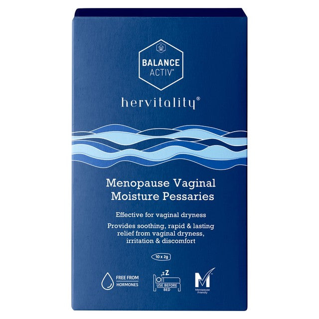 Balance Activ HerVitality vaginal moisture pessaries, UK version