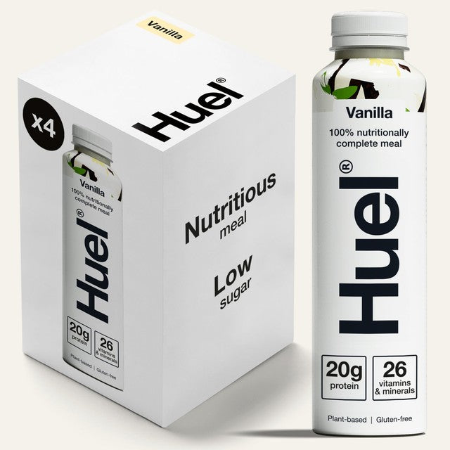 Huel RTD Vanilla meal replacement shake 4 x 500ml, UK version
