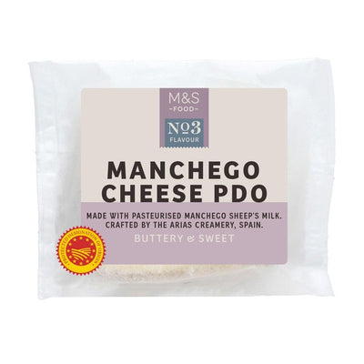 M&S M&S Manchego Cheese PDO 200g- Buy online at McGrocer