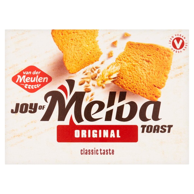 Van der Meulen Melba Toasts Natural 100g (British brand)