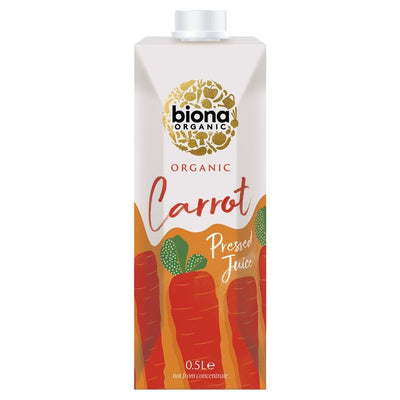 M&S Biona Organic Carrot Juice Long Life Carton 500ml- Buy online at McGrocer