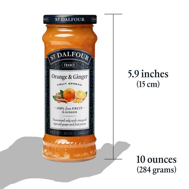 St Dalfour orange ginger fruit spread 284g (British brand)