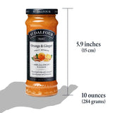 St Dalfour orange ginger fruit spread 284g (British brand)