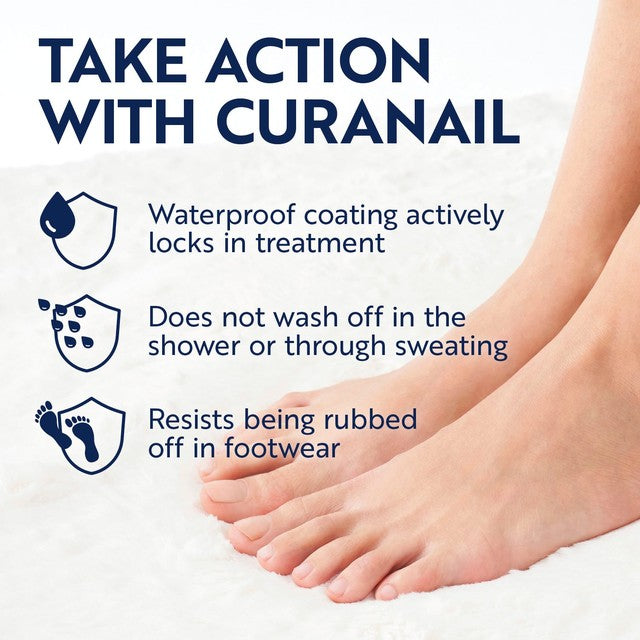 Curanail 5% amorolfine fungal nail treatment 3ml - British product