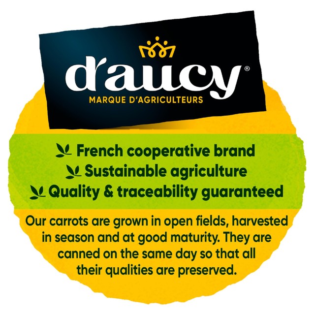 D'aucy extra fine carrots 400g - British product