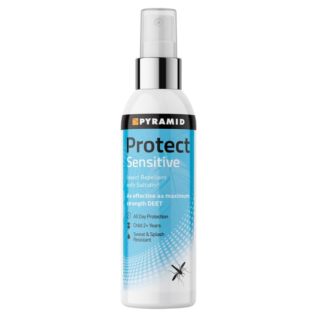 Pyramid Protect Sensitive insect repellent spray 100ml, imported from the UK