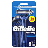 M&S Gillette Sensor 3 Comfort Disposable Razors 8 Pack- Buy online at McGrocer