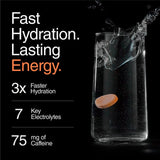 Phizz orange daily energy effervescent tablets 20 pack, imported from the UK