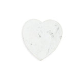 Daylesford marble heart plate white 12cm - British product