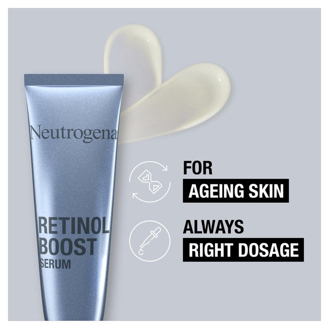Neutrogena Retinol Boost face serum 30ml, imported from the UK