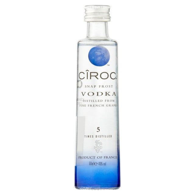 Ciroc Ultra-Premium vodka, imported from the UK