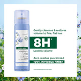 Klorane volumising dry shampoo with organic flax fibre 150ml, UK version